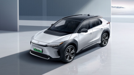 廣汽豐田全新純電中型SUV車型bZ4X正式上市